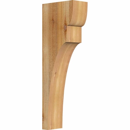 Ekena Millwork Yorktown Rough Sawn Corbel, Western Red Cedar, 4"W x 8"D x 24"H COR04X08X24YOR00RWR